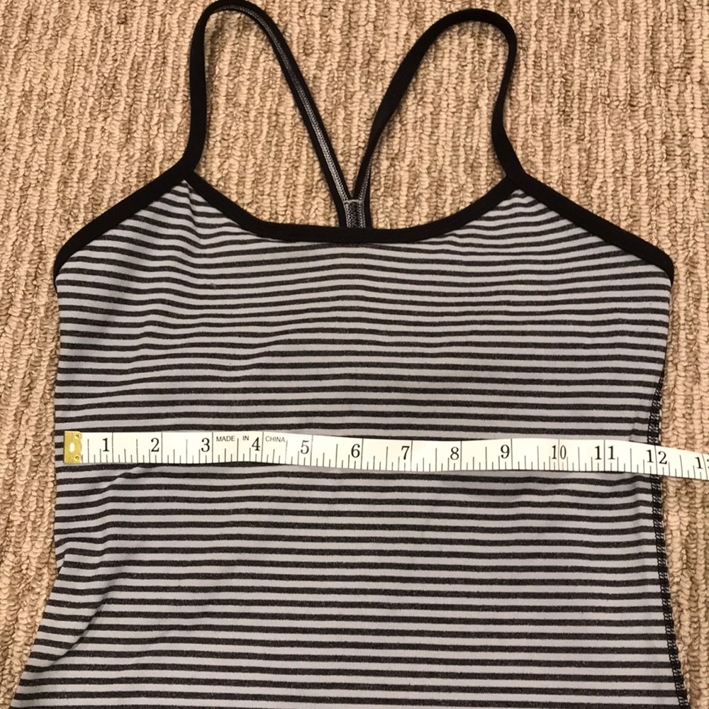 Lululemon Racerback Striped Tank - Picture 4 of 6